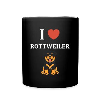 Rottweiler - Full Colour Mug - black - Front