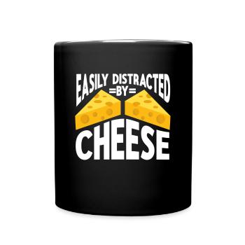 Fromagerie Amateur de fromage - Mug uni - noir - Devant