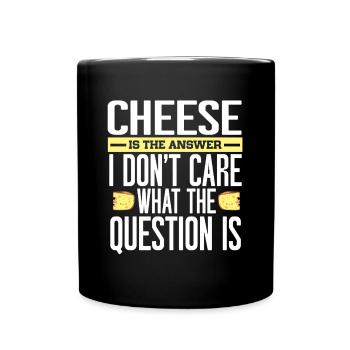 Fromagerie Amateur de fromage - Mug uni - noir - Devant