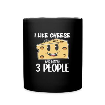 Fromagerie Amateur de fromage - Mug uni - noir - Devant