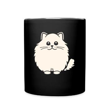 Persian cat - Full Colour Mug - black - Front