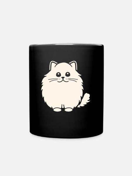 Chat persan - Mug uni - noir