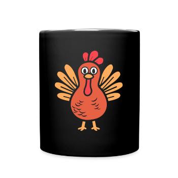 turkey - Full Colour Mug - black - Front