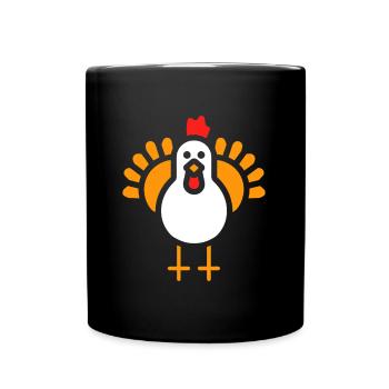 turkey - Full Colour Mug - black - Front
