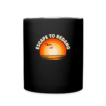 Je fuis à Redang - Mug uni - noir - Devant