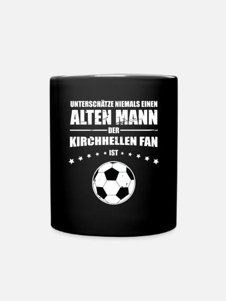 Alter Mann - Kirchhellen Fußball Fan - Tasse einfarbig - Schwarz