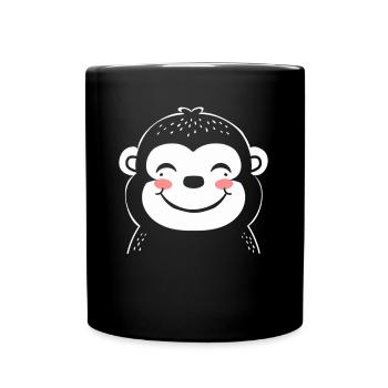 Gorilla - Full Colour Mug - black - Front