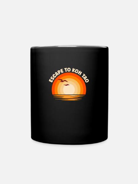 Je fuis vers Koh Tao - Mug uni - noir
