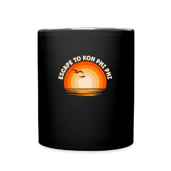 Je fuis vers Koh Phi Phi - Mug uni - noir - Devant