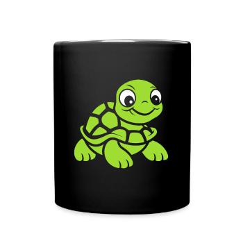 tortoise - Full Colour Mug - black - Front