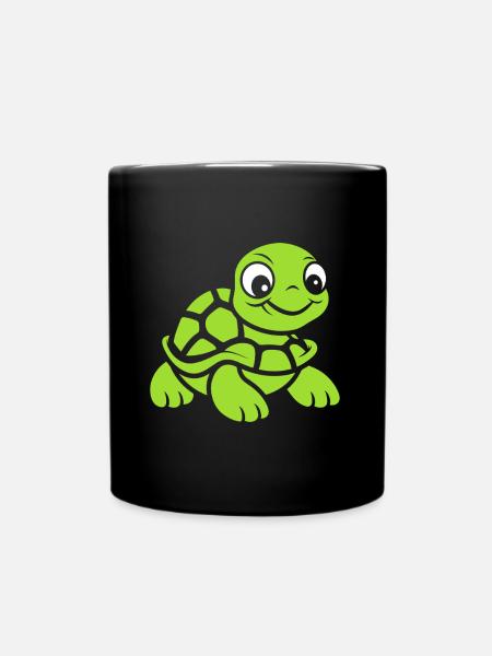 tortue - Mug uni - noir