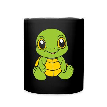 tortoise - Full Colour Mug - black - Front