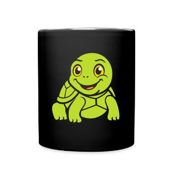 tortoise - Full Colour Mug - black - Front