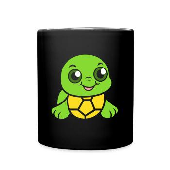 tortoise - Full Colour Mug - black - Front