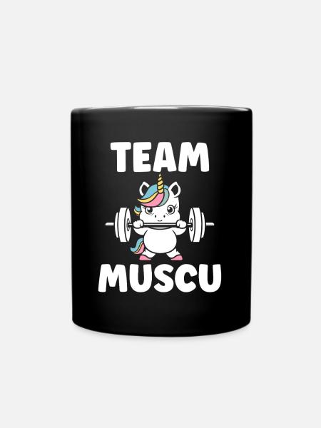 Humour musculation - Mug uni - noir