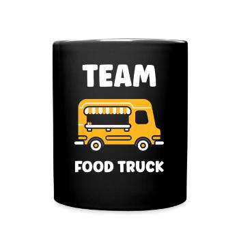 Food truck - Mug uni - noir - Devant