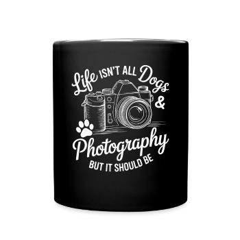 Chiens & Photographie Photographe Photographie - Mug uni - noir - Devant