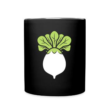 Endive - Mug uni - noir - Devant