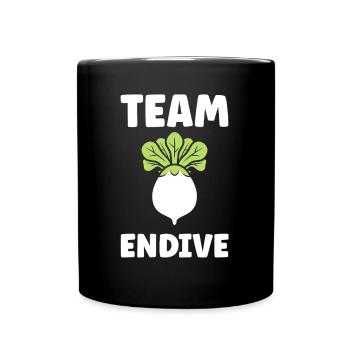 Endive - Mug uni - noir - Devant