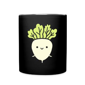 Endive - Mug uni - noir - Devant