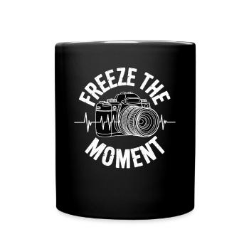 Freeze The Moment Photographe Appareil photo - Mug uni - noir - Devant