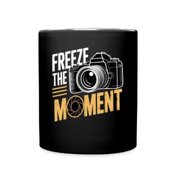 Figer l’instant Photographe Photographie - Mug uni - noir - Devant