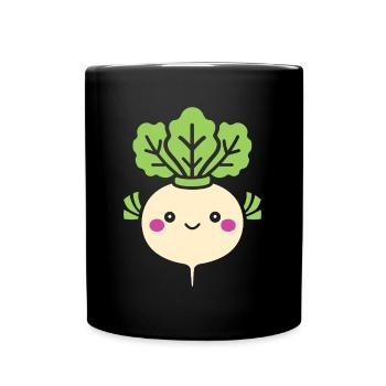 turnip - Full Colour Mug - black - Front