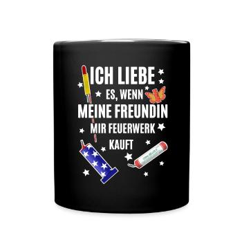 Pyro Freak - Tasse einfarbig - Schwarz - Vorne