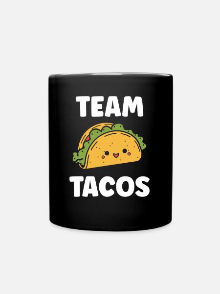 Tacos - Tasse einfarbig - Schwarz