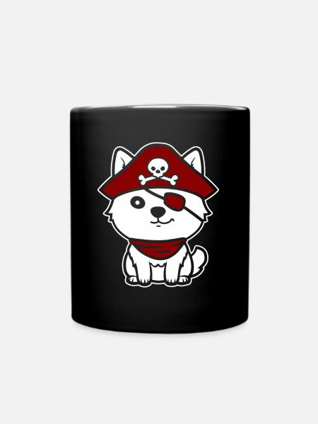 Pirat - Tasse einfarbig - Schwarz