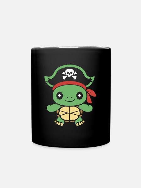 Pirat - Tasse einfarbig - Schwarz