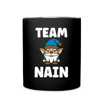 Zwerg - Tasse einfarbig - Schwarz - Vorne
