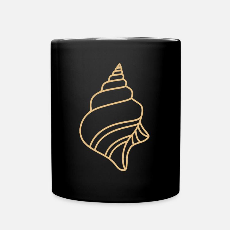 coquillage - Mug uni - noir