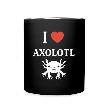 axolotl - Mug uni - noir - Devant