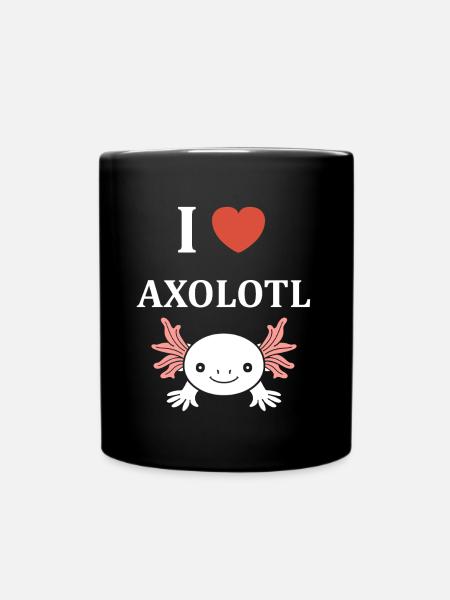 axolotl - Mug uni - noir