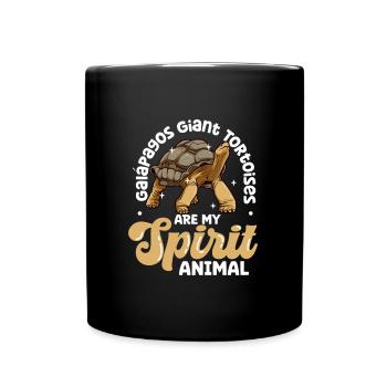 My Spirit Animal - Galapagos Giant Tortoise - Full Colour Mug - black - Front