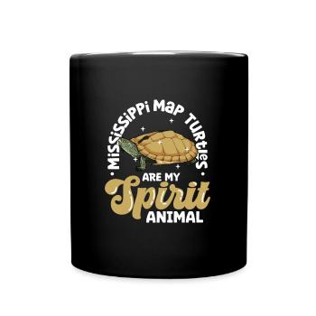 My Spirit Animal - Mississippi Mute Tortoise - Full Colour Mug - black - Front