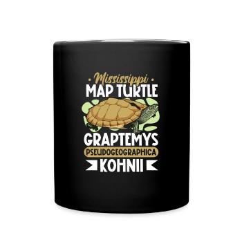 Mississippi Mute Turtle - Full Colour Mug - black - Front