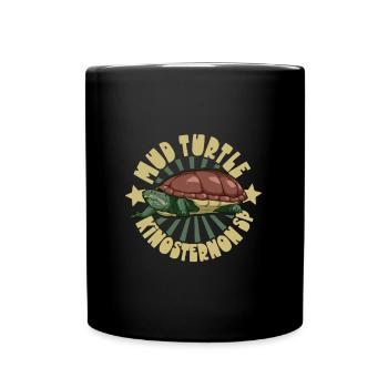 Tortue pliante - Mug uni - noir - Devant