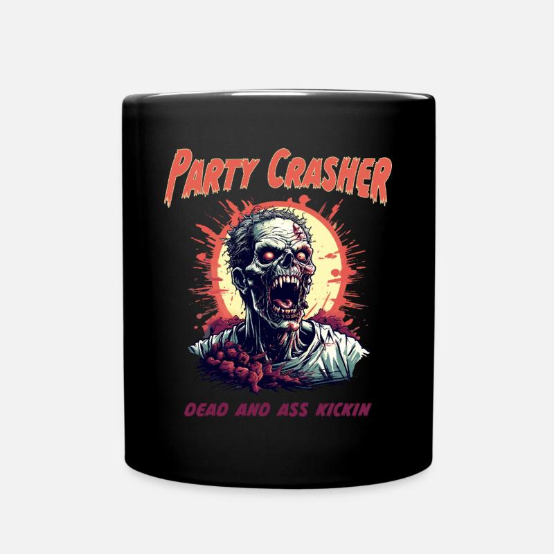 Party Crasher - Tasse einfarbig - Schwarz