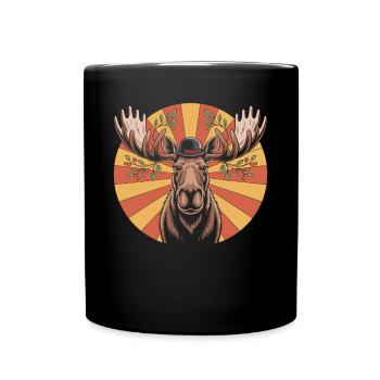 Oiseau - Mug uni - noir - Devant