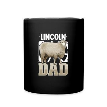 Lincoln Sheep Dad - Full Colour Mug - black - Front