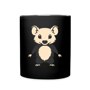 opossum - Mug uni - noir - Devant