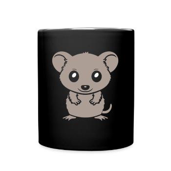opossum - Mug uni - noir - Devant