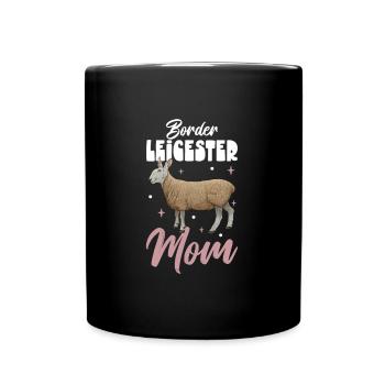 Border Leicester Mom - Full Colour Mug - black - Front