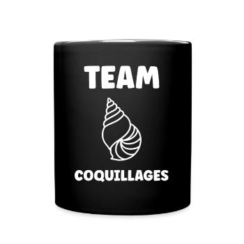 coquillage - Mug uni - noir - Devant