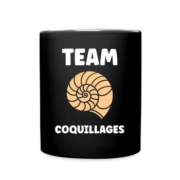 coquillage - Mug uni - noir - Devant