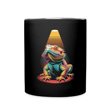 Reptile Bearded Dragon - Full Colour Mug - black - Front