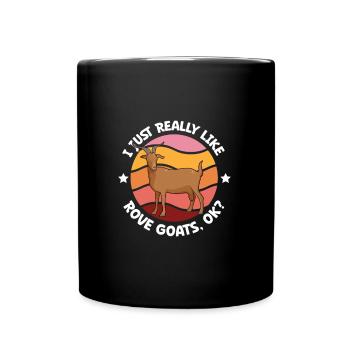 I love my rove goat - Full Colour Mug - black - Front
