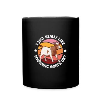 I love my myotonic goat - Full Colour Mug - black - Front
